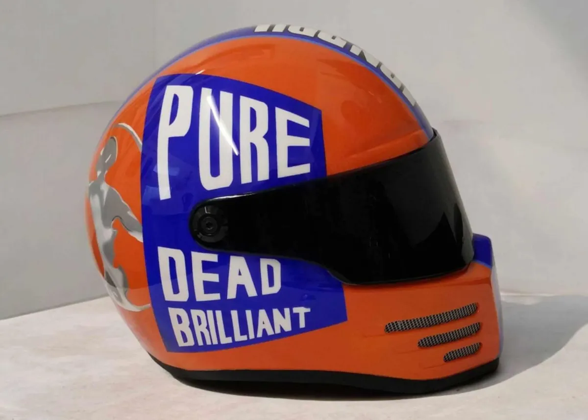 Irn Bru Airbrushed Themed Helmet