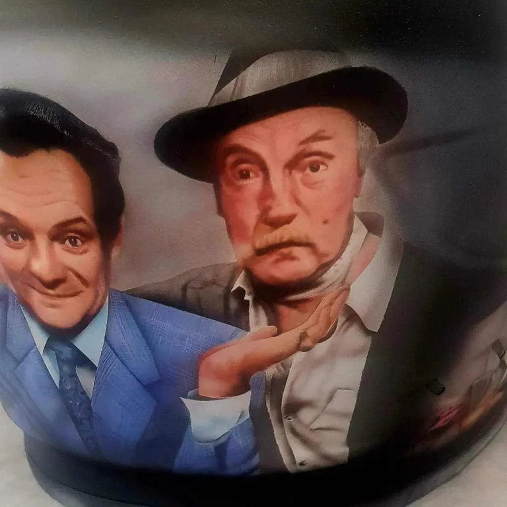 Only Fools And Horses Airbrushed Themed Helmet