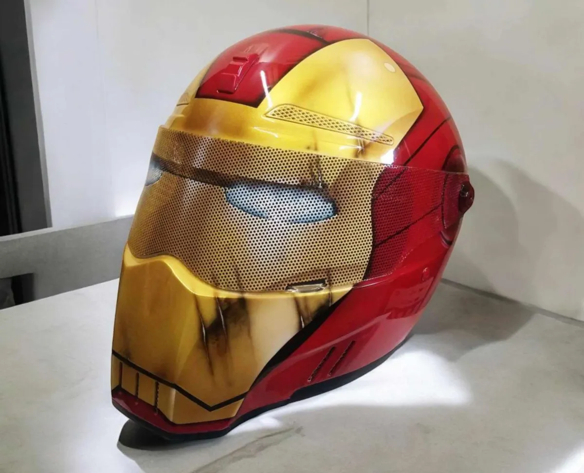 Mervel Themed Helmet By Xtreme Paint Studio