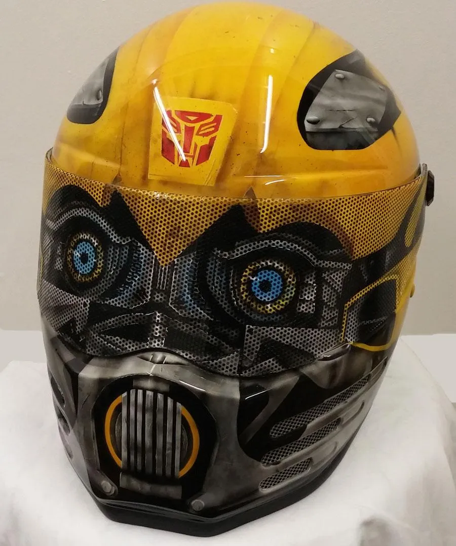 Bumblebee Airbrushed Themed Helmet