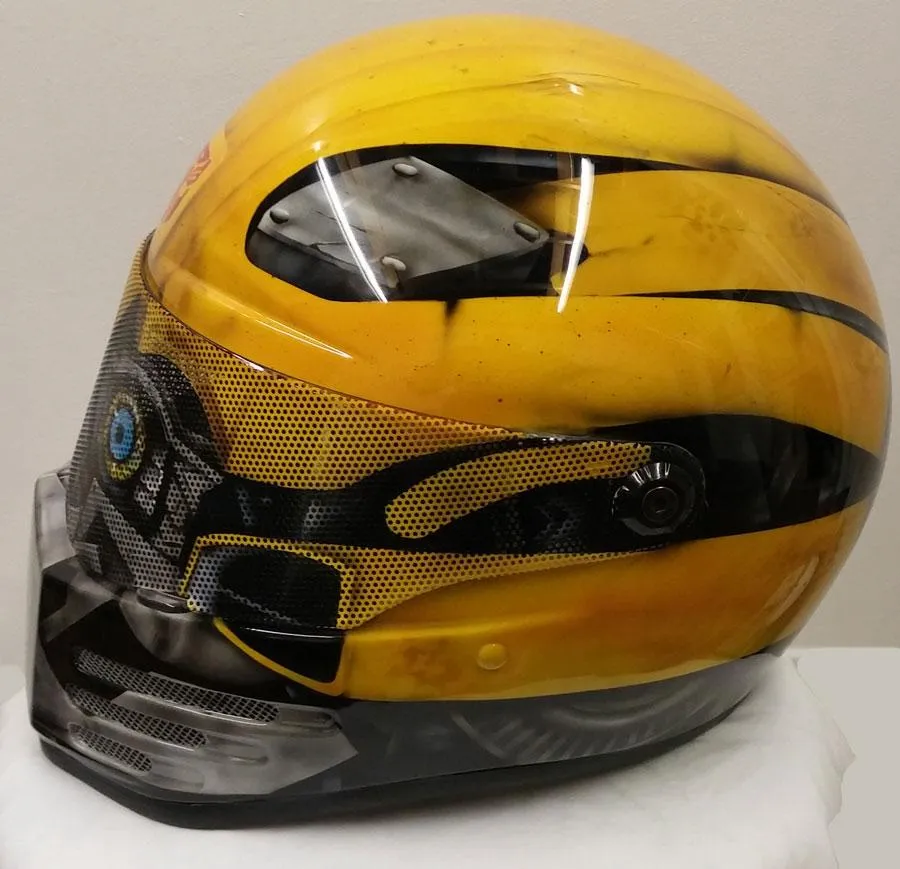 Bumblebee Airbrushed Themed Helmet