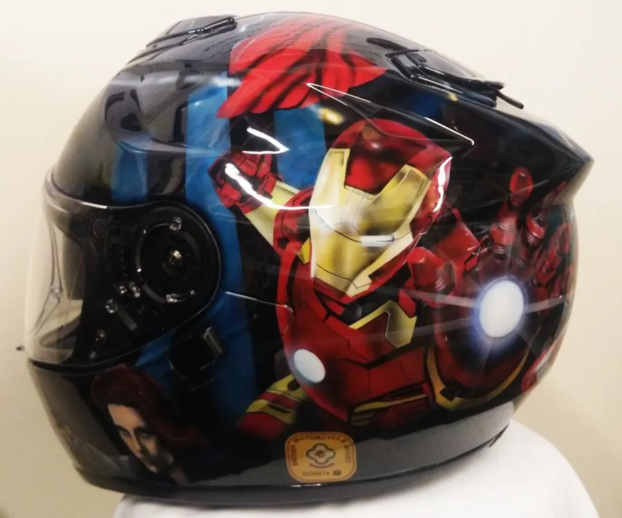 Marvel Airbrushed Themed Helme