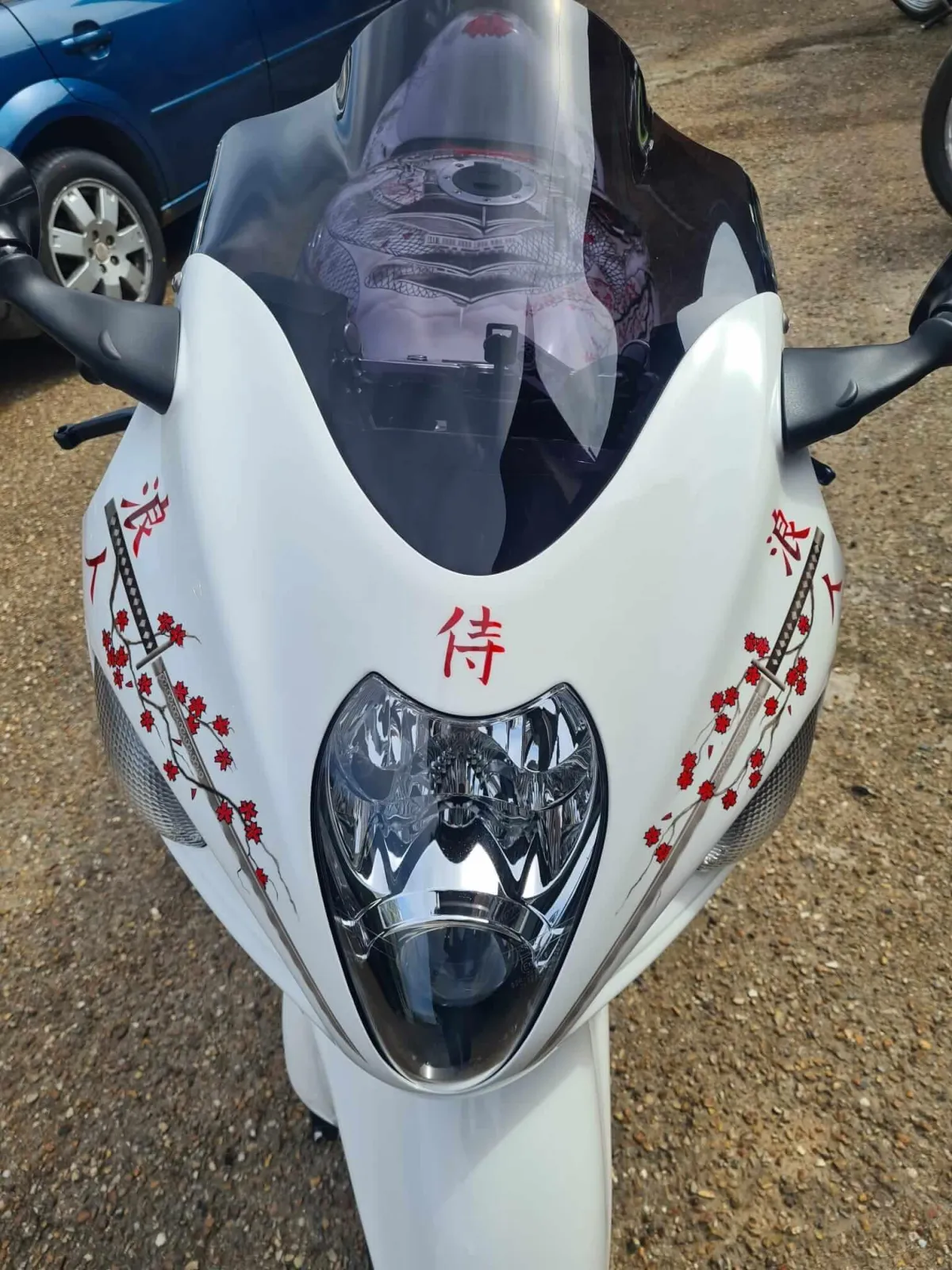 Suzuki Hayabusa Airbrushed In Japanese Tattoo Theme