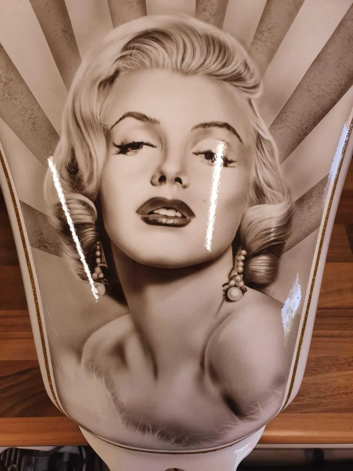 Marilyn Monroe Airbrushed Trike