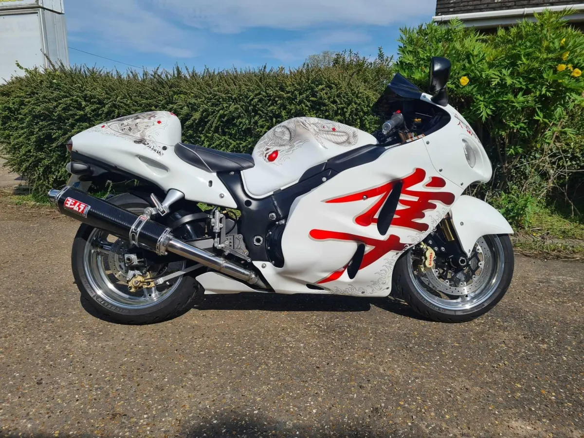 Suzuki Hayabusa Airbrushed In Japanese Tattoo Theme