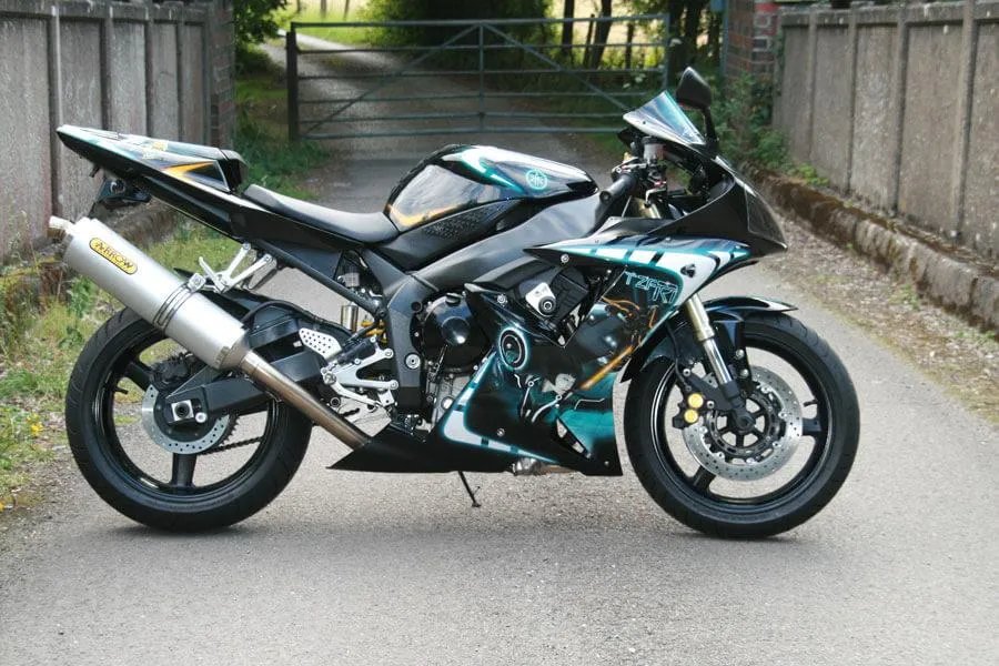 Tron Airbrushed Themed Yamaha R1