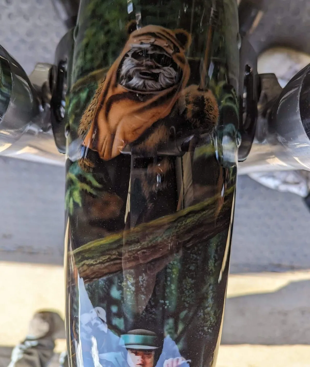 Star Wars Airbrushed Themed Harley Dyna