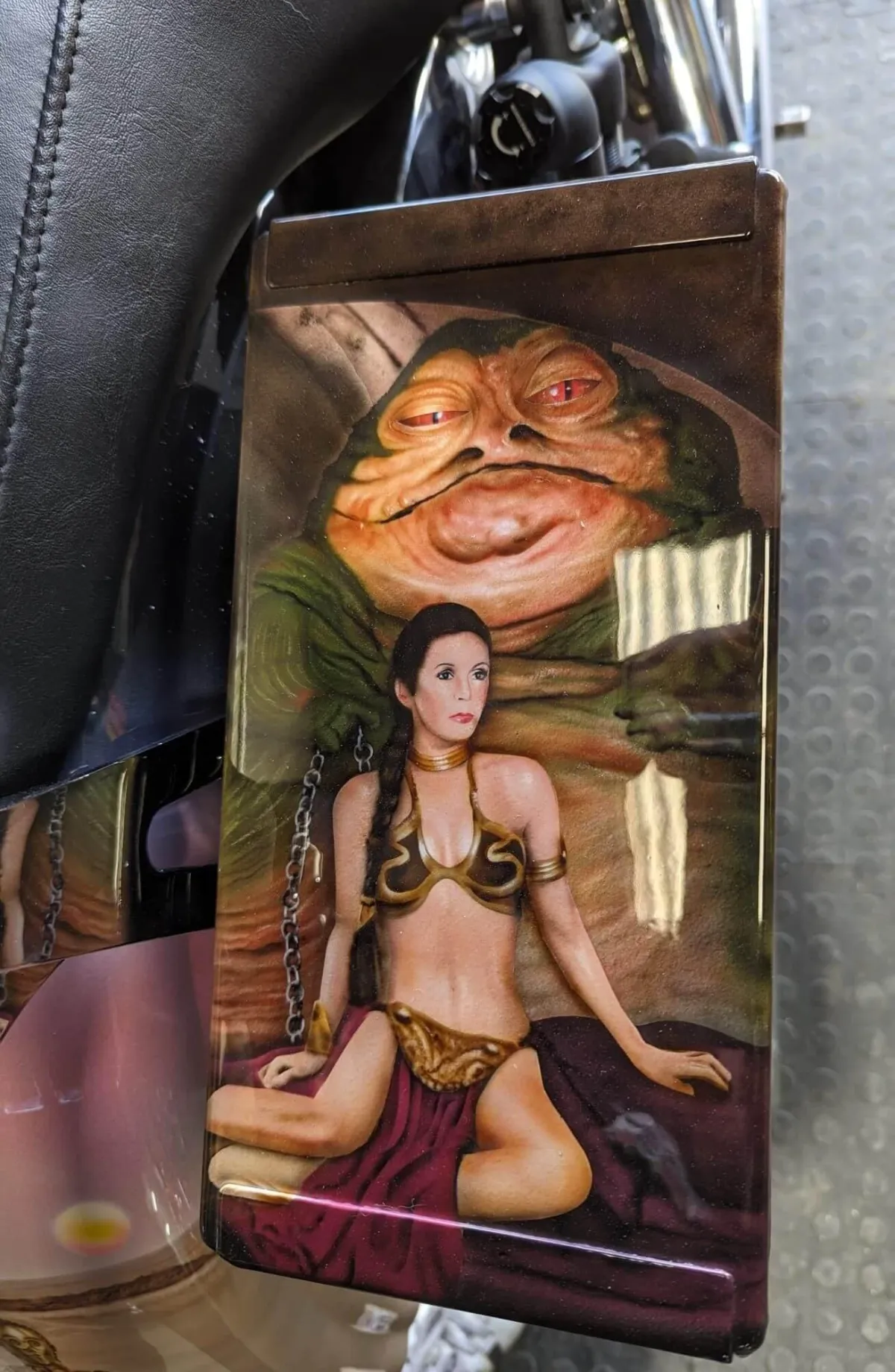 Star Wars Airbrushed Themed Harley Dyna