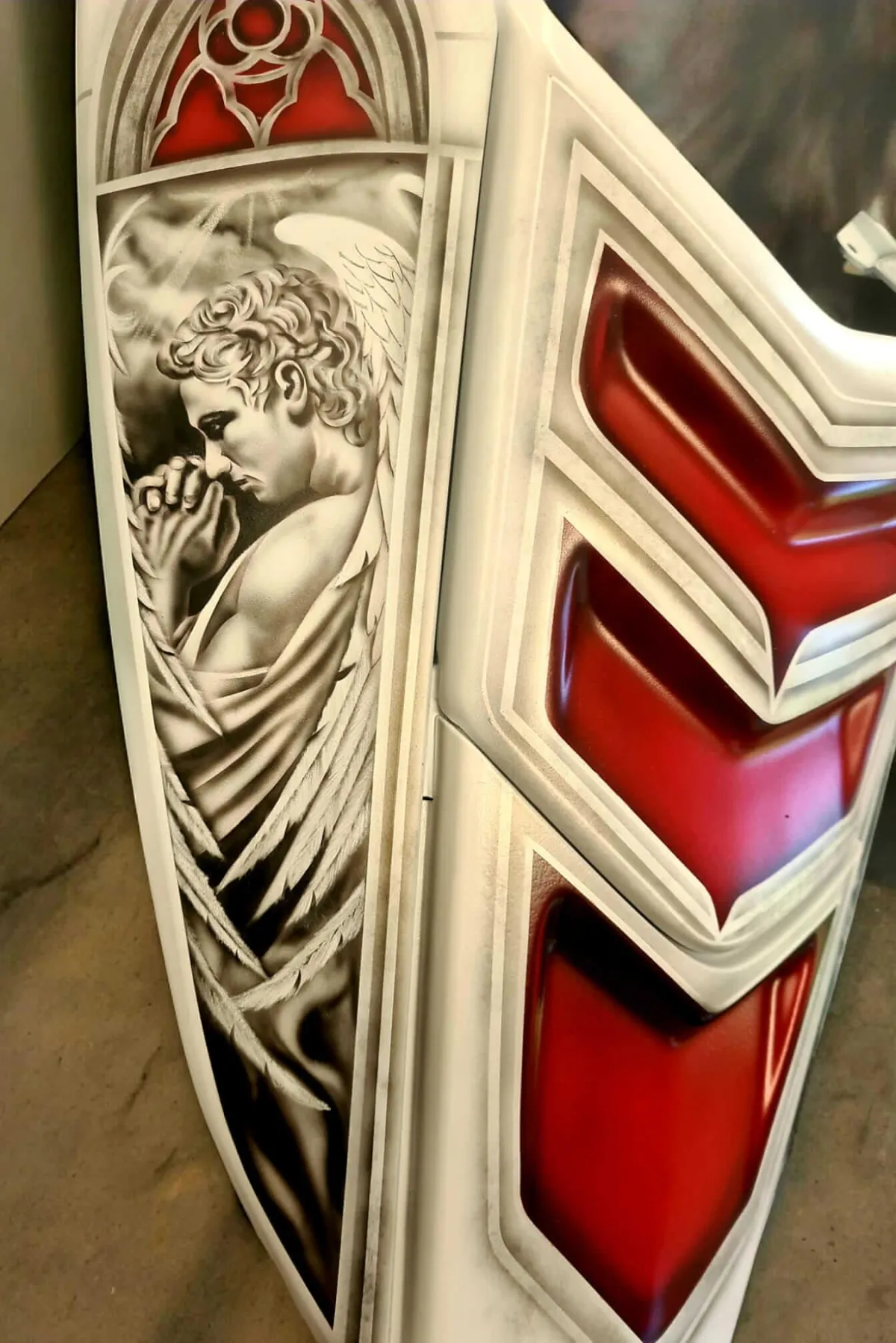 Yamaha Street Fighter Evil Vs Good Airbrush Theme