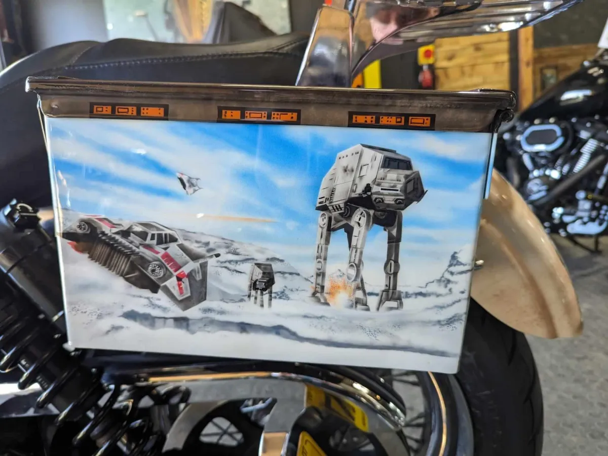 Star Wars Airbrushed Themed Harley Dyna