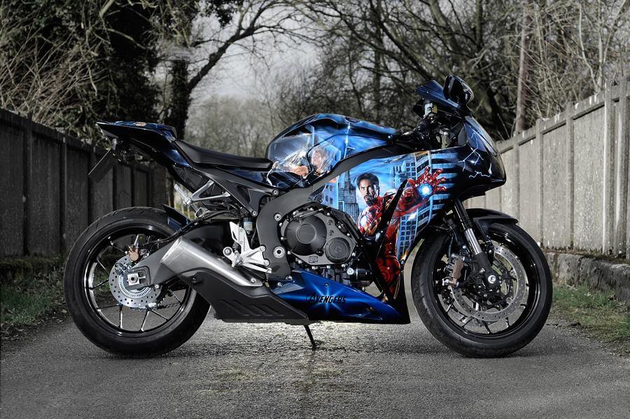 Marvel Airbrushed Themes Honda Fireblade
