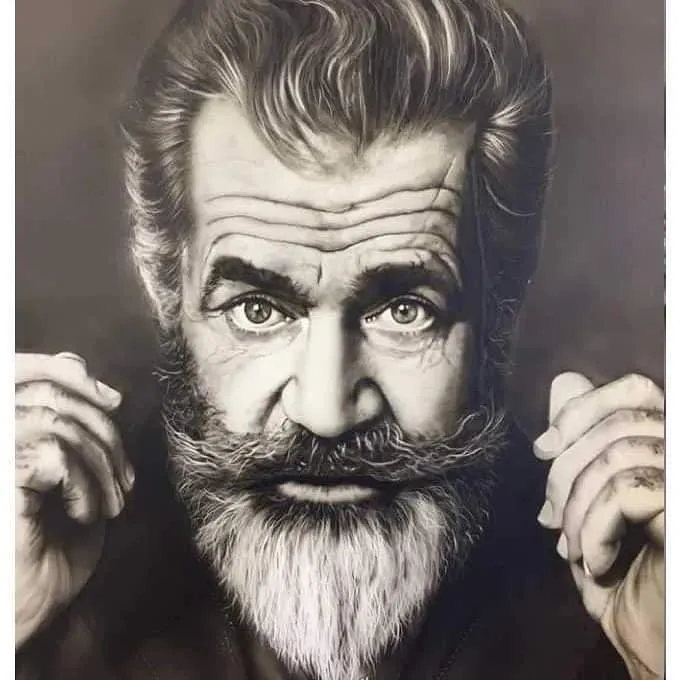 Mel Gibson Canvas Art @ davebristowgallery.com
