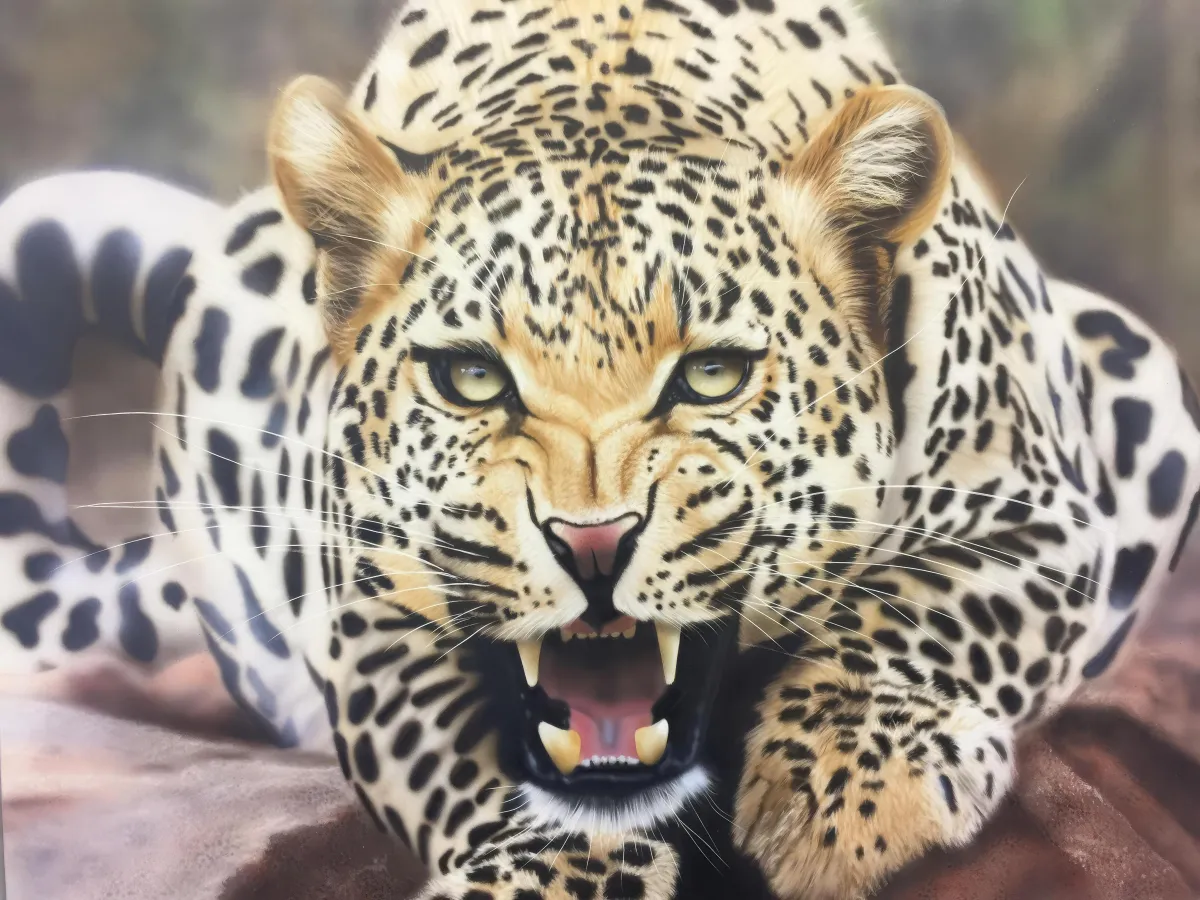 Leopard Canvas Art @ davebristowgallery.com