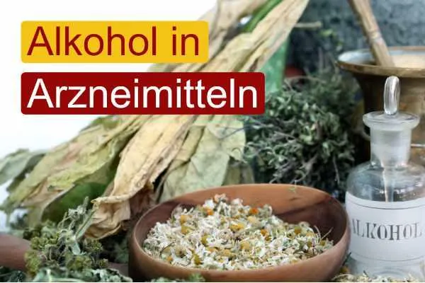 Alkohol in Arzneimitteln