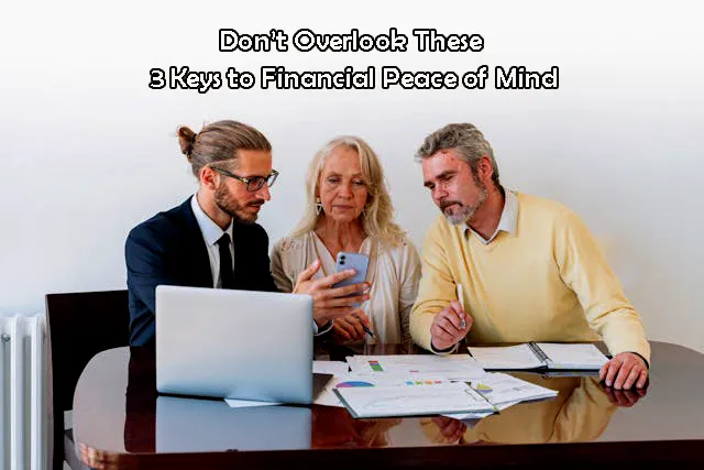 Couple discussing life insurance and financial planning with a professional advisor at home