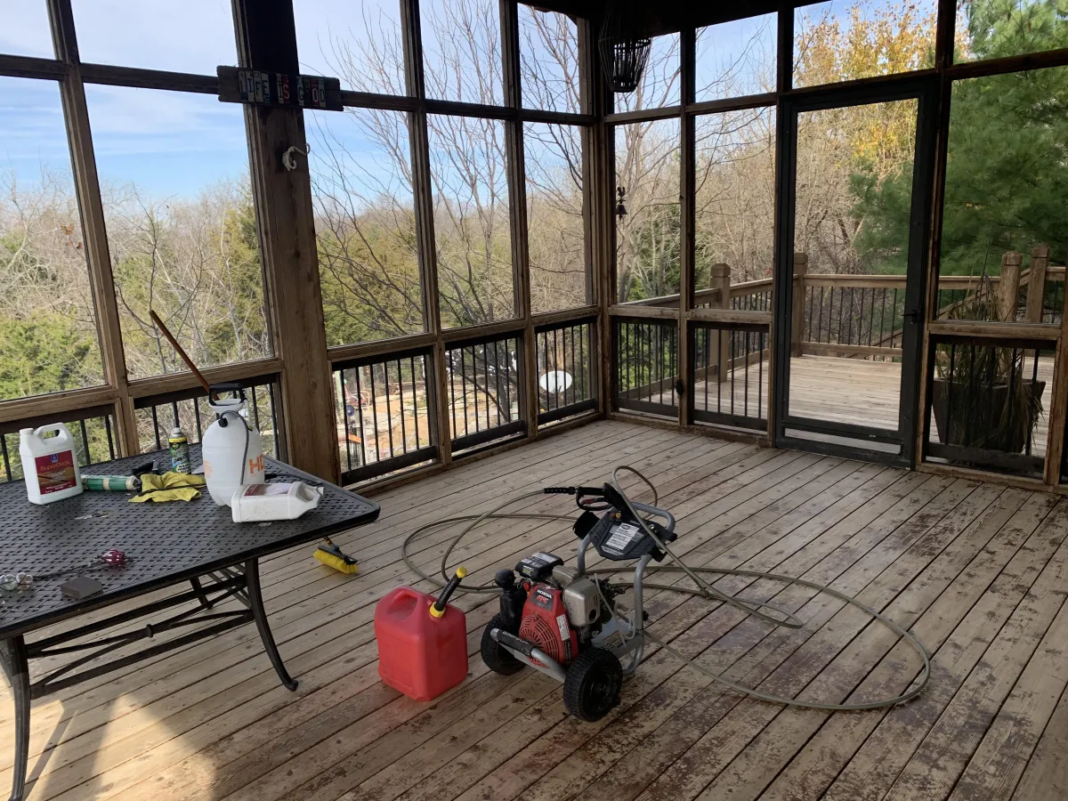 Deck staining by better painting in Kansas city #6