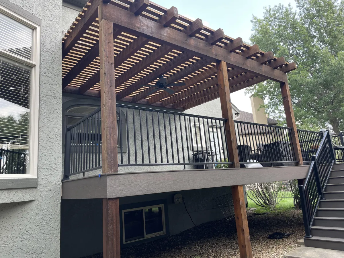Exterior painting project in Stillwell #3