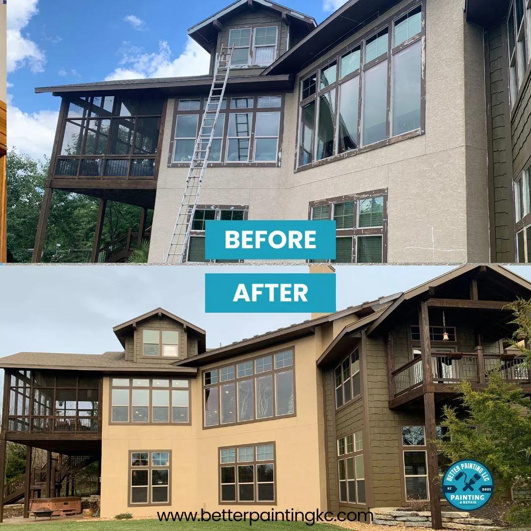 Exterior painting in Olathe Better Painting LLC