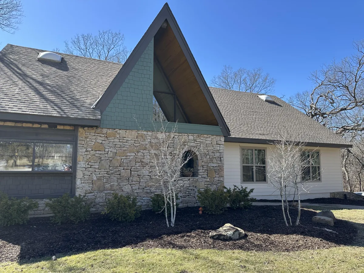 Exterior painting project in Stillwell #1