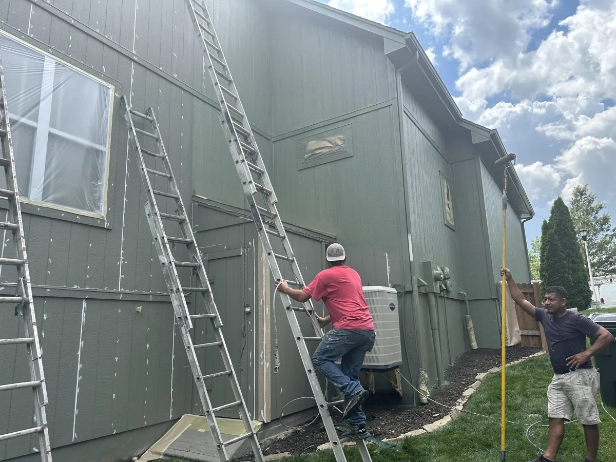 Exterior painting project in kansas city #12.