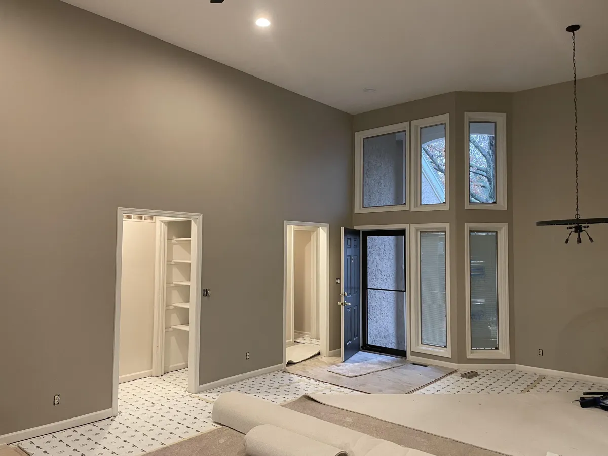 Interior project by better painting in Kansas city #1.