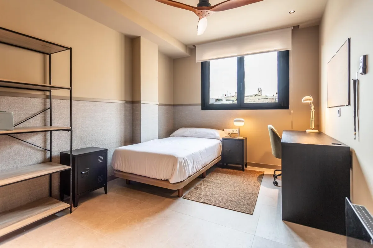 Alquiler de habitaciones para estudiantes en Valencia en ubicación ideal