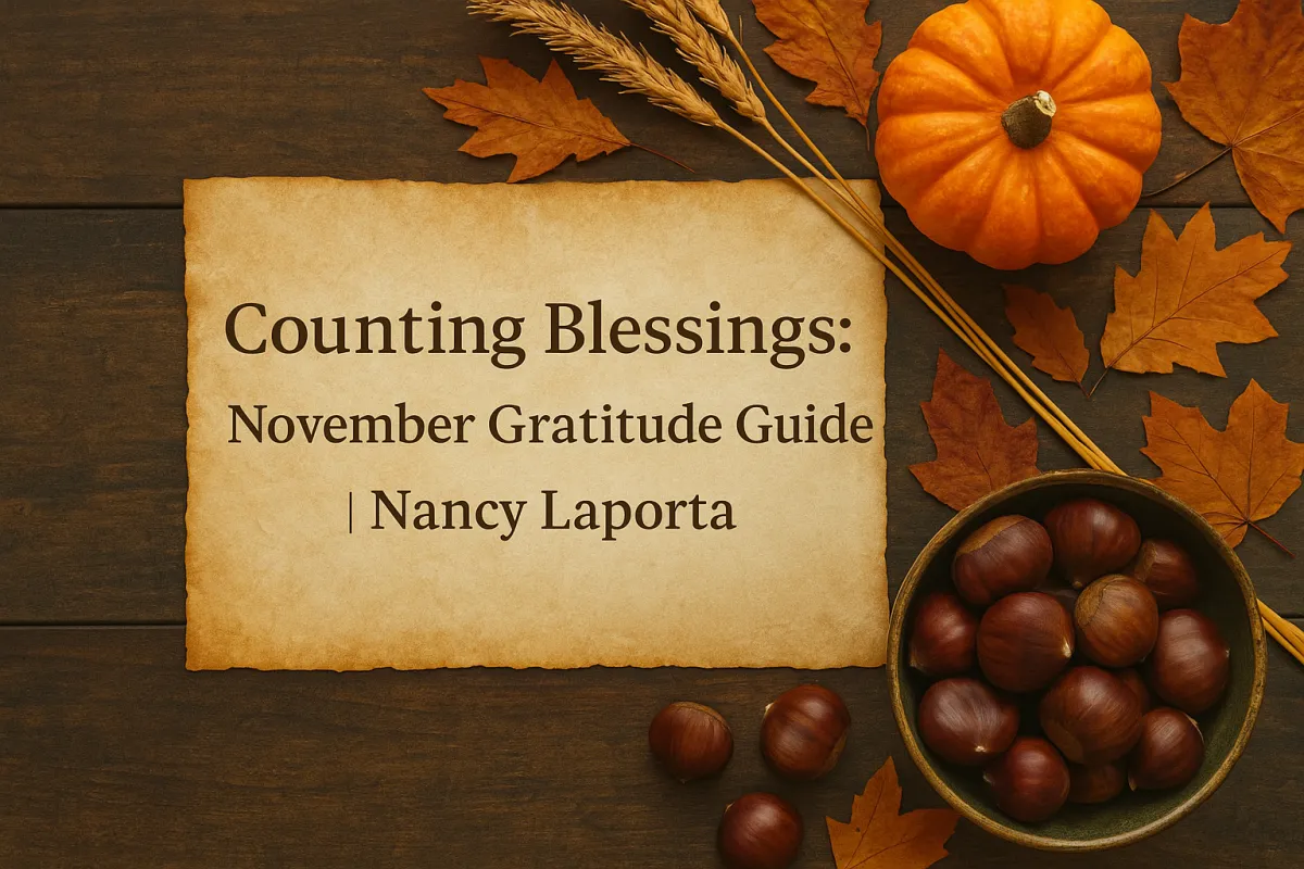 Counting Blessings November Gratitude Guide