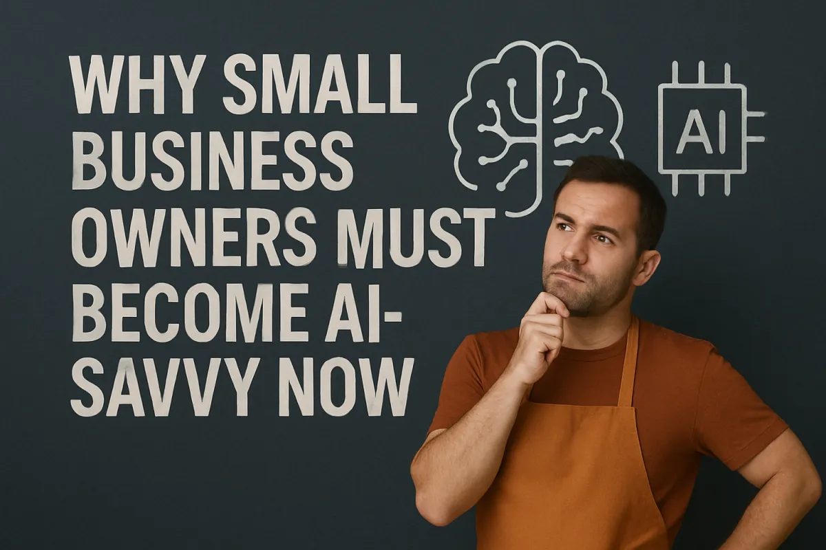 Why Small Business Owners Must Become AI Savvy Now - Here’s How to Start