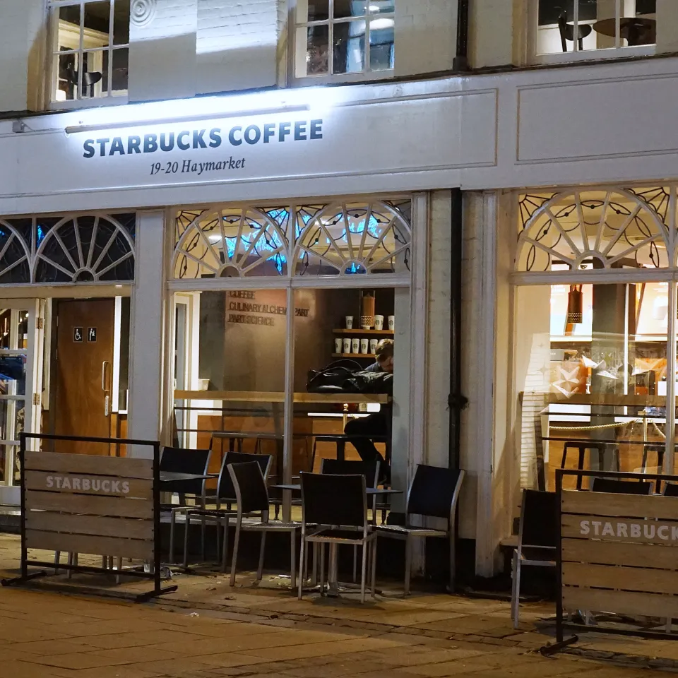 House located near a Starbucks coffee shop—highlighting the surprising connection between home value and nearby amenities