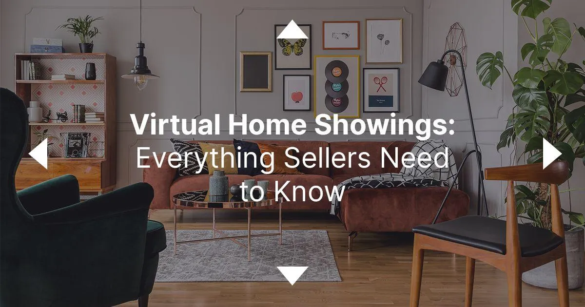 Real estate agent hosting a virtual open house tour on a laptop for homebuyers during COVID-19