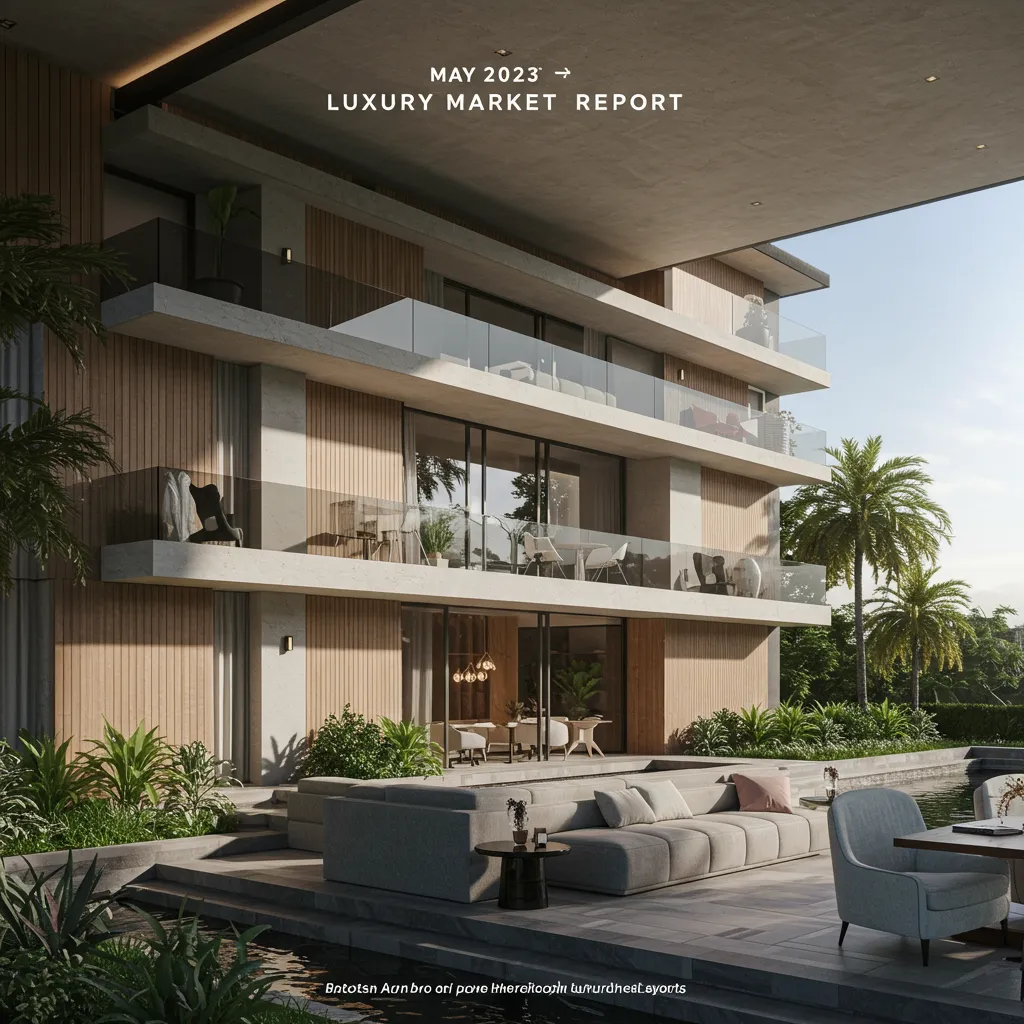 May 2023 Luxury Market Report with post-pandemic real estate trends and insights for wealthy buyers and sellers