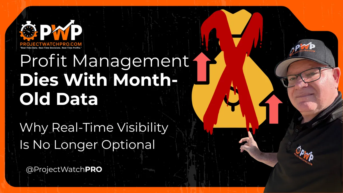 Profit Management Dies With Month-Old Data: Why Real-Time Visibility Is No Longer Optional