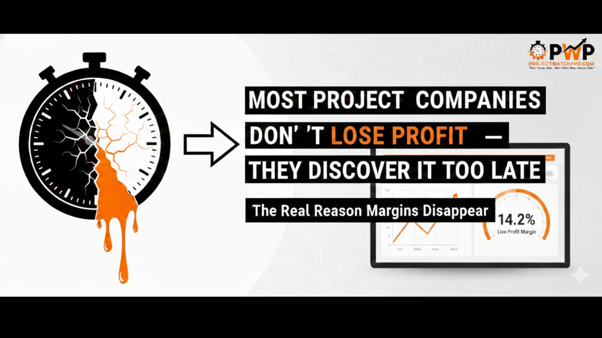 Most Project-Driven Companies Don’t Lose Profit — They Discover It Too Late
