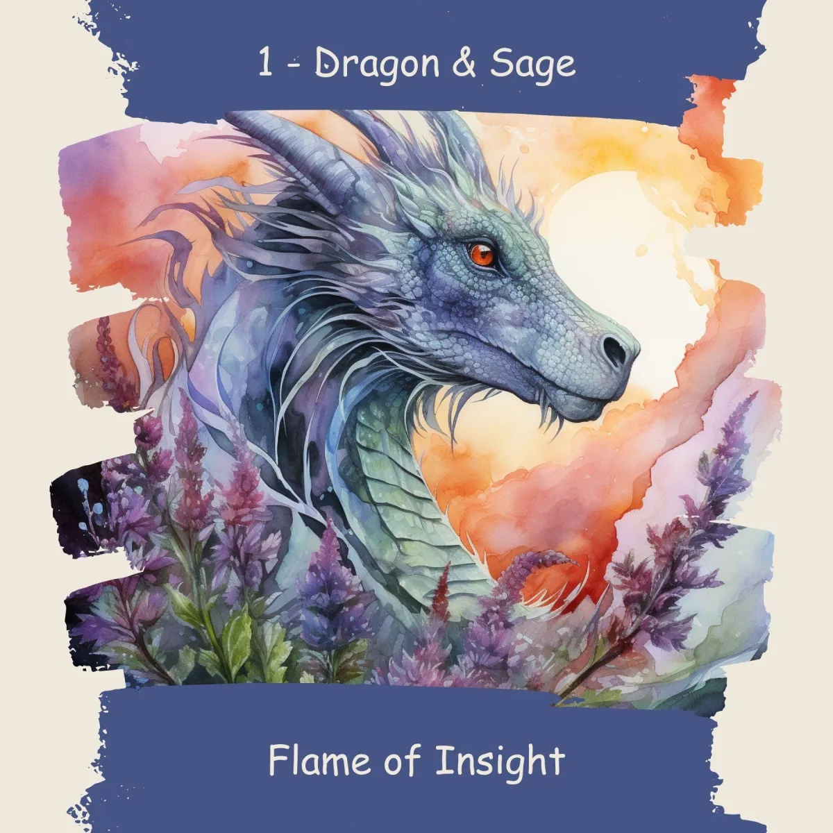 1 — Dragon & Sage Card