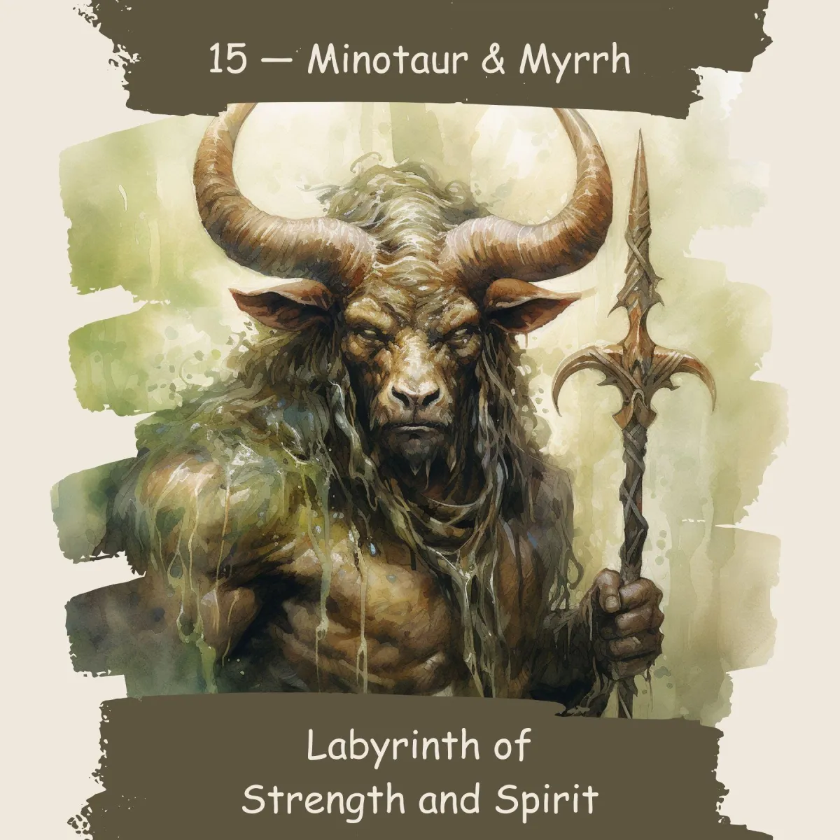 Minotaur & Myrrh Card