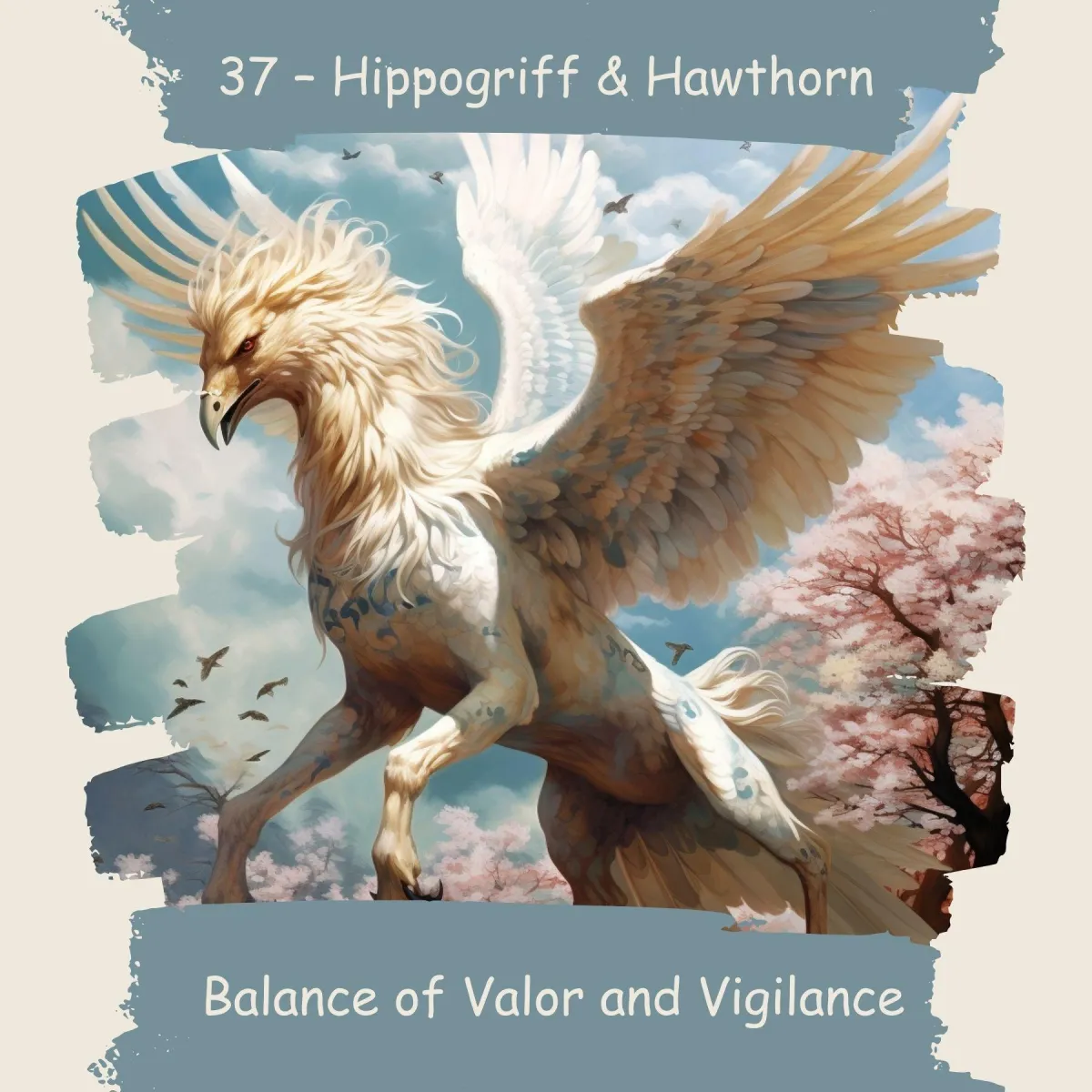 Hippogriff & Hawthorn Card