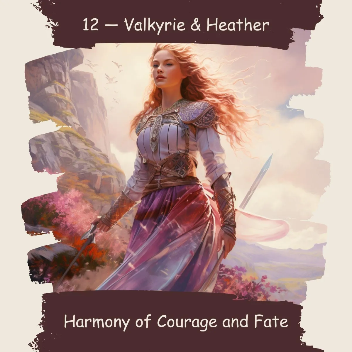 12 — Valkyrie & Heather Card