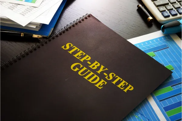 step by step