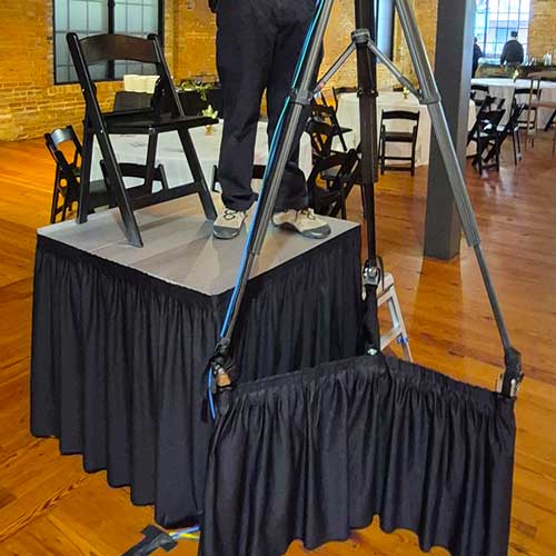 Customized 3Pod Platform and skirt