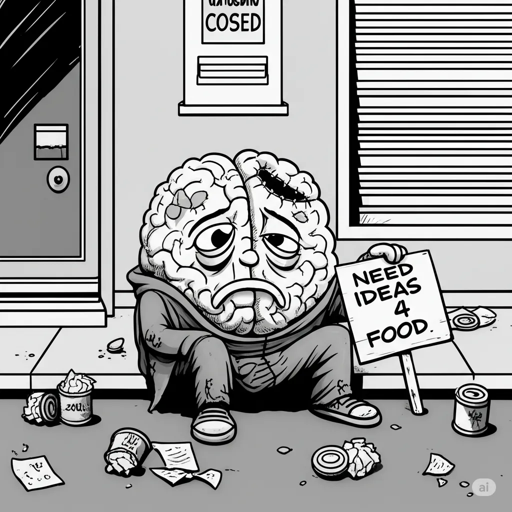 Poor, homeless brain.