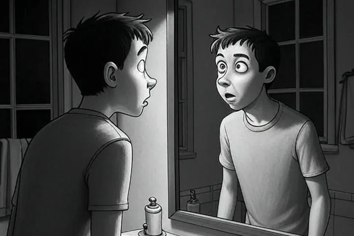 Imposter in the mirror.