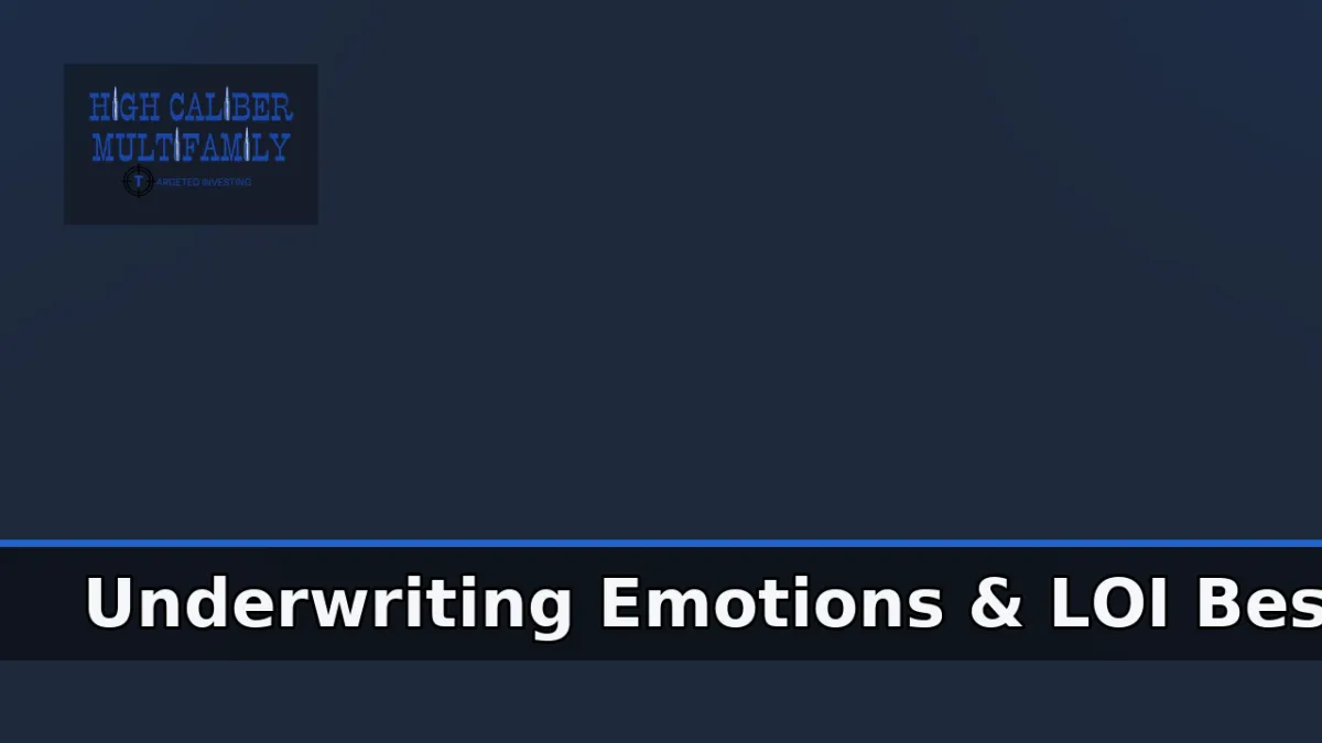 A Day in the Life of THE Asset Manager: Underwriting Emotions & LOI Best Practices