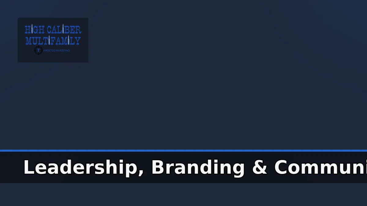 A Day in the Life of THE Asset Manager: Leadership, Branding & Community Engagement