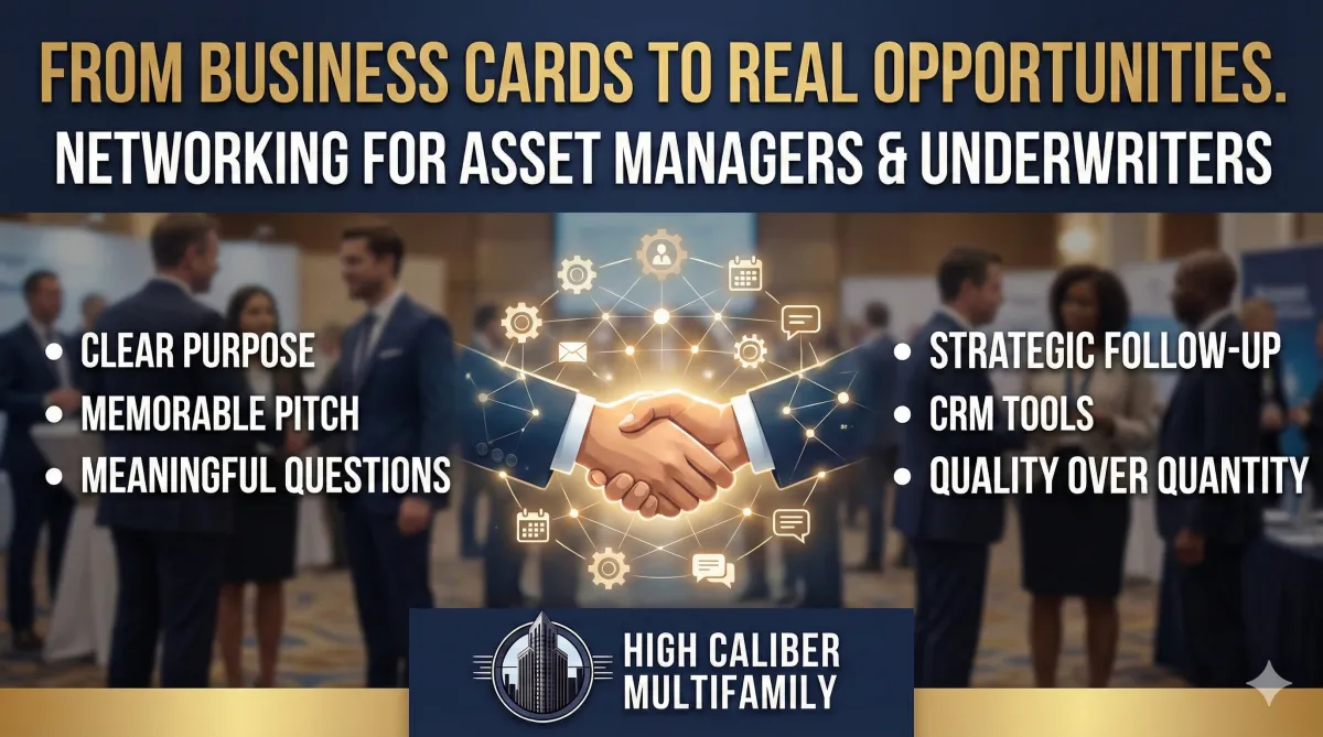  A Day in the Life of THE Asset Manager: Networking That Actually Converts—Elevator Pitch & Follow-Up