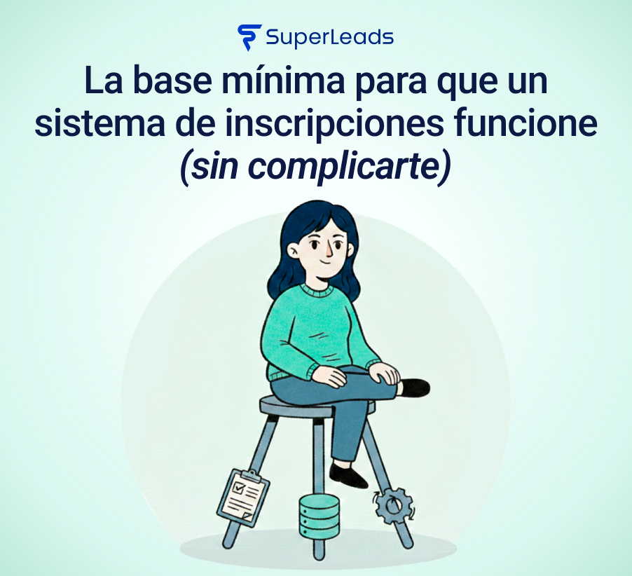La base mínima para que un sistema de inscripciones funcione (sin complicarte)