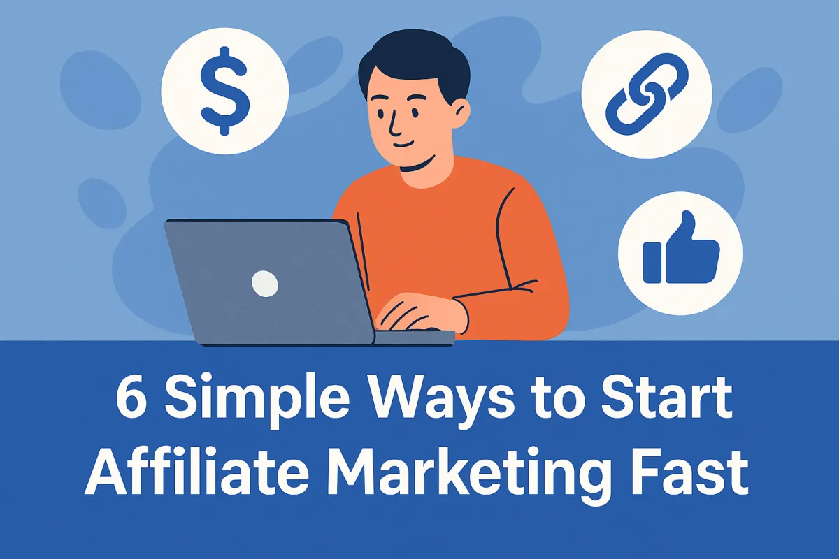 6 Simple Ways to Start Affiliate Marketing Fast