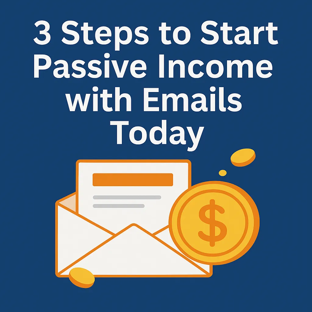 3 Steps to Passive Income with Emails