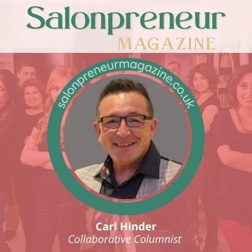 Headshot of Carl Hinder, Collaborative Colunnist at Salonpreneur Magazine