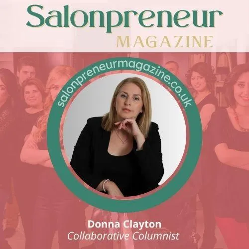 Headshot of Donna Clayton, Collaborative Columnist, Salonpreneur Magazine
