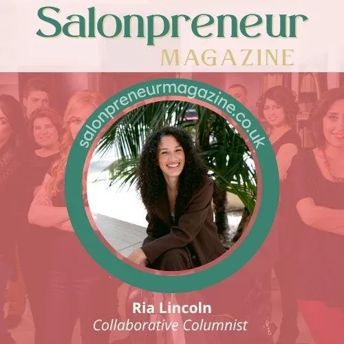 Headshot of Ria Lincoln, Collaborative Columnist, Salonpreneur Magazine
